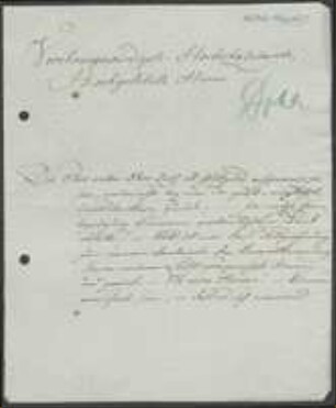 Brief von Johann Emanuel Pohl an Regensburgische Botanische Gesellschaft
