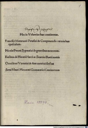 De componendis versibus hexametro et pentametro : mit Widmungsvorrede des Autors an Petrus Paulus Cornelius