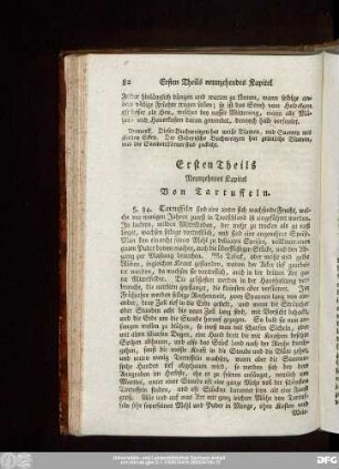 Ersten Theils Neunzehntes Kapitel Von Tartuffeln.