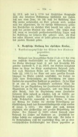X. Rechtliche Stellung der ehelichen Kinder