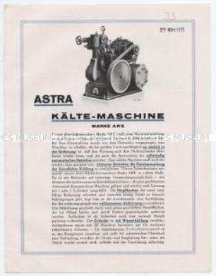 ASTRA KÄLTE-MASCHINE MARKE ARE