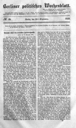 No 39, 28. September 1839