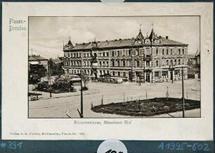 Die Bienertstraße in Plauen bei Dresden