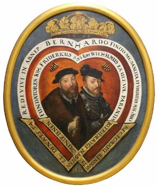 Doppelbildnis Johann Friedrich II./Johann Wilhelm