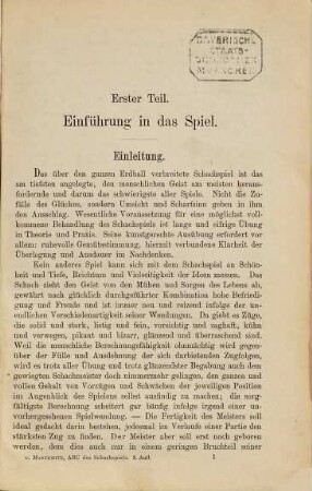 Das ABC des Schachspiels