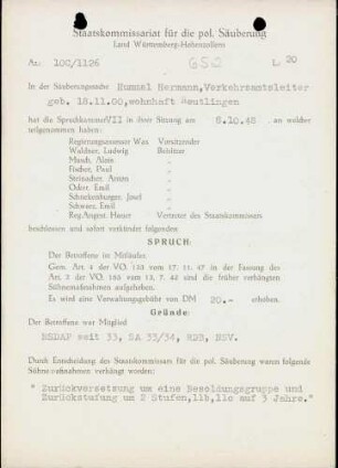 Hummel, Hermann