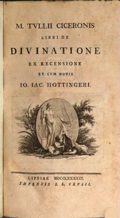 M. Tvllii Ciceronis Libri De Divinatione