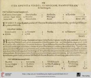 Iter Augusta Vindel. Eymbecam […]
