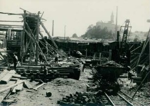 Wehr- und Schleusenbau Diez an der Lahn, Deutschland, ohne Datum