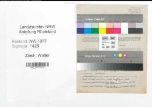 Entnazifizierung Walter Ziech , geb. 09.06.1898 (Polizist)