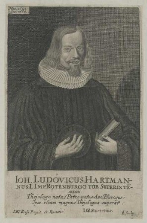 Bildnis des Ioh. Ludovicus Hartmannus