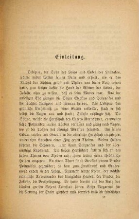 Die Tragödien des Sophokles : zum Schulgebrauche mit erklärenden Anmerkungen versehen, 1. Antigone
