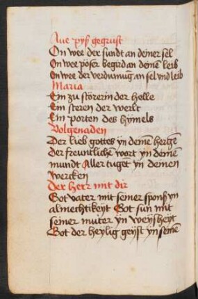 Paraphrase des Ave Maria, dt.