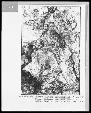 Maria mit Kind und Engeln