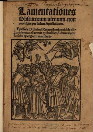 Lamentationes obscurorum virorum non prohibite per sedem Apostolicam