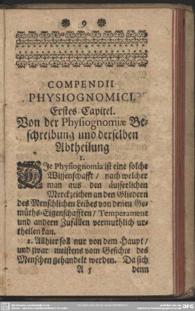 Compendii Physiognomici