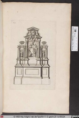 [Altar mit einer Darstellung der Himmelfahrt Christi]
