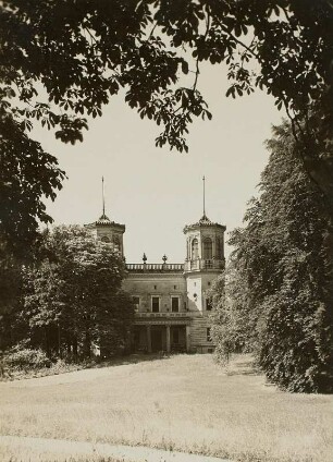 Dresden, Lingnerschloss, Ansicht von der Gartenseite