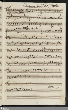 1409. Quartetto: Dorina mia carina / Sarti, G.