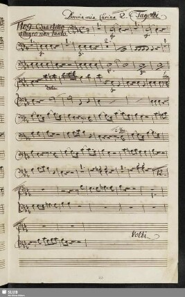 1409. Quartetto: Dorina mia carina / Sarti, G.