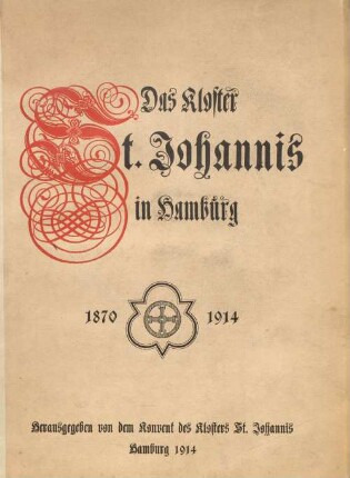 Das Kloster St. Johannis in Hamburg : 1870 - 1914