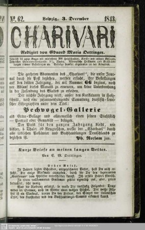 Kurze Briefe an meinen langen Vetter