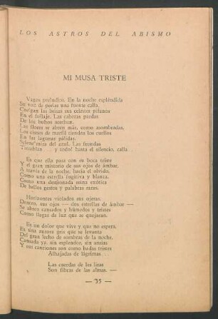 Mi musa trista