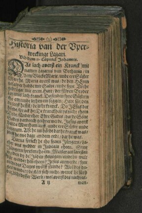 Historia van der Vperweckinge Lazari. [u. a.]