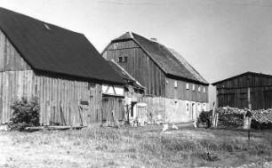 Bautzen-Großwelka. Windmühlengehöft, Wohnhaus und Wirtschaftsgebäude
