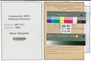 Entnazifizierung Margarete Meyer , geb. 05.07.1892 ()