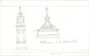 Lange, Ludwig; Pavia (Lombardei, Italien); Bekrönungen aus der Certosa - Ansichten
