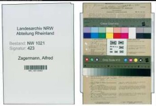 Entnazifizierung Alfred Zagermann , geb. 28.02.1900 (Lehrer)