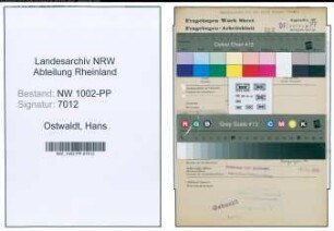 Entnazifizierung Hans Ostwaldt , geb. 16.02.1905 (Angestellter)