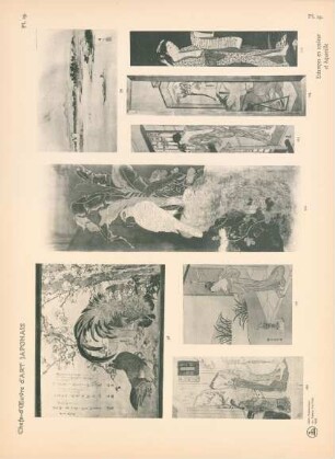 Pl. 19. Estampes en couleur et aquarelle