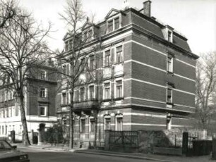 Dresden-Pieschen, Maxim-Gorki-Straße 76. Wohnhaus (um 1900). Straßenansicht