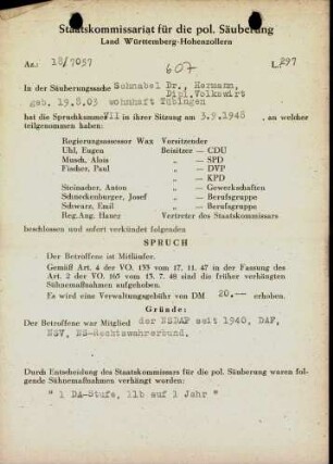 Schnabel, Hermann, Dr.