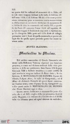 Monticellus de Maximo