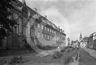 Fassade des Schaffgotschen-Palais in Bad Warmbrunn