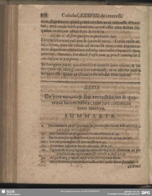 XXXIX. De iure Protimiseos, seu retractus, an & quatenus locum habeat, tam iure communi quam Saxonico