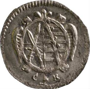 Münze, Pfennig, 1677