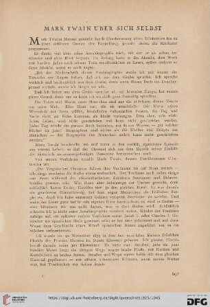 5: Mark Twain über sich selbst