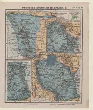 Deutsche Kolonien in Afrika II, Deutsch-Südwestafrika, Deutsch-Ostafrika