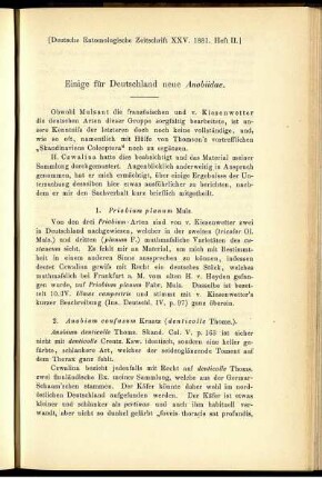Einige für Deutschland neue Anobiidae