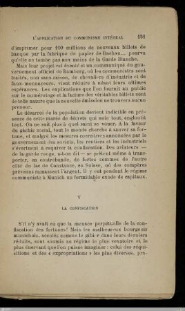 V. La confiscation