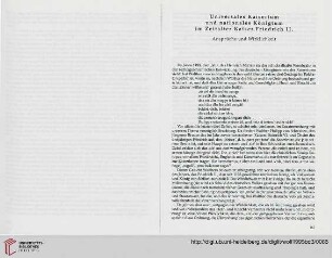 Universales Kaisertum und nationales Königtum im Zeitalter Kaiser Friedrich II. Ansprüche und Wirklichkeit