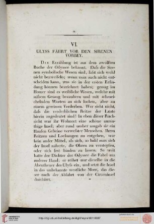 VI. Ulyss fährt vor den Sirenen vorbey