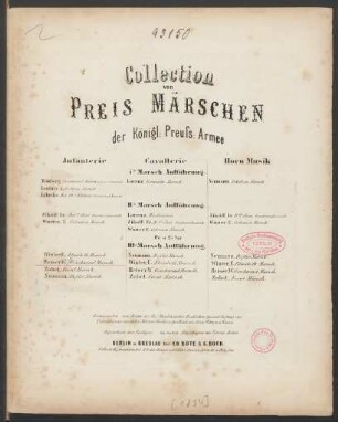 Geschwind-Marsch : Motto. Vorwärts : Preis-Marsch No. [3]