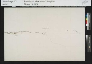 Gegend von Reinsberg bei Freiberg mit den dort befindlichen Grubenbauen