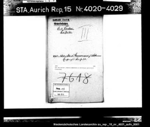 Der dem Wolfert Alberts Ammermann in Wolthusen gestattete Kramhandel