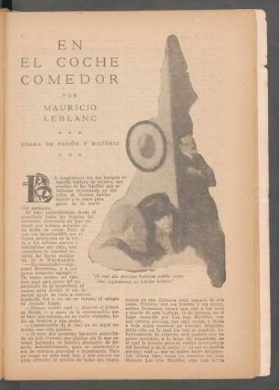 En el coche comedor : Drama e pasión y misterio. - Ilustraciones de Temar